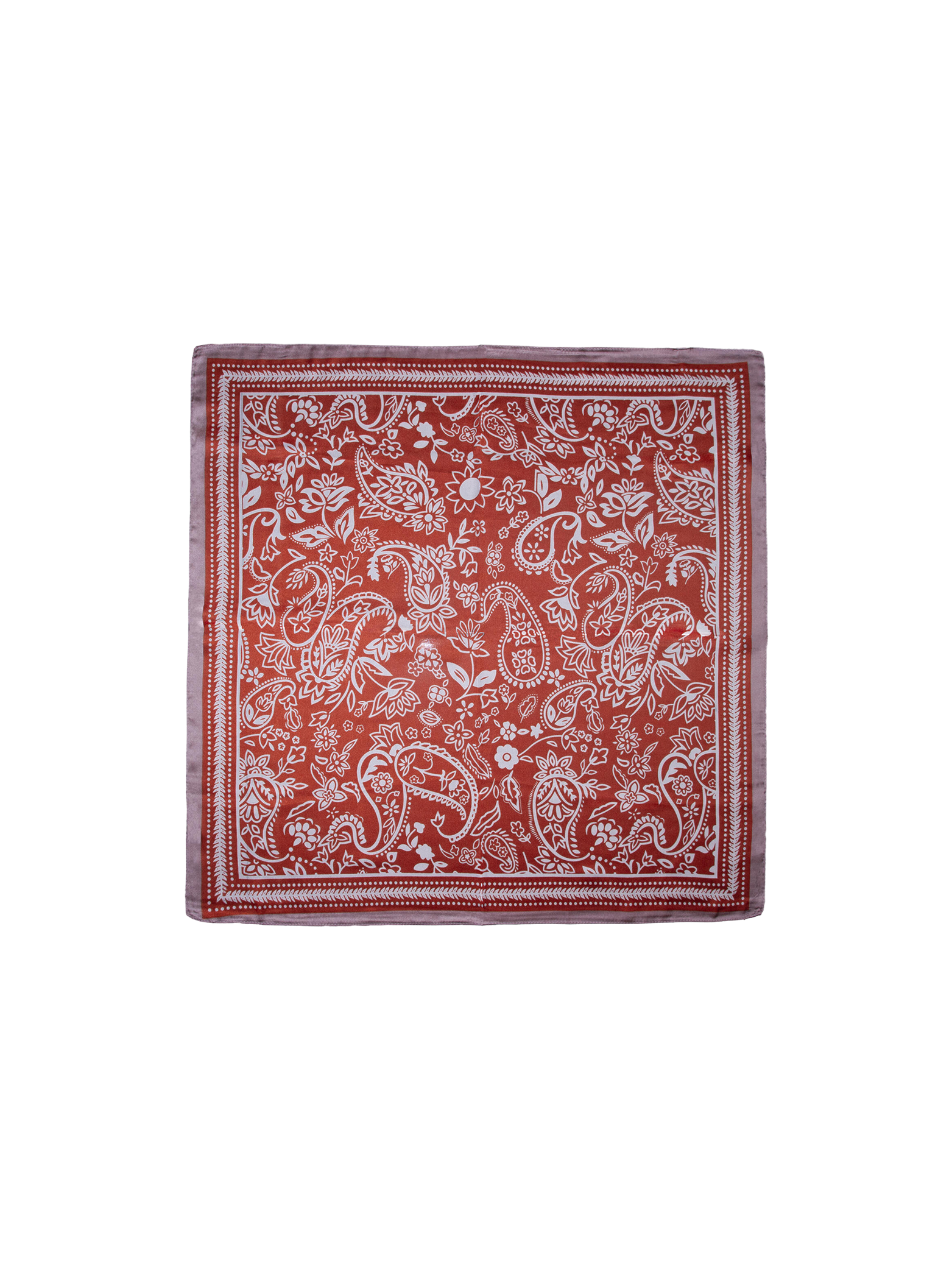 Skjerf Paisley - Rust